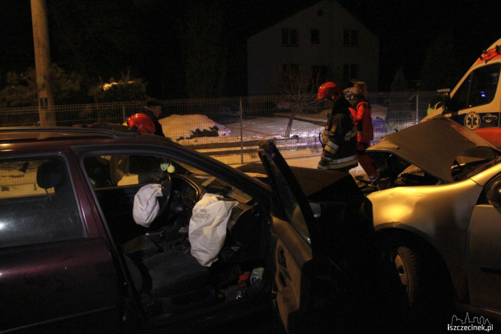 Czołowe zderzenie w Gwdzie Małej