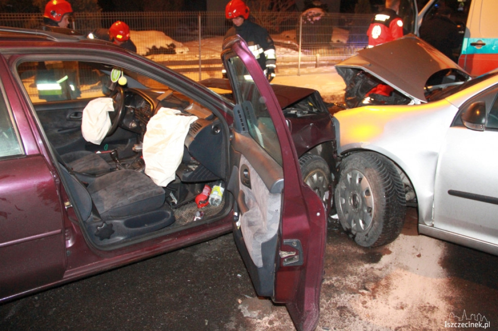 Czołowe zderzenie w Gwdzie Małej