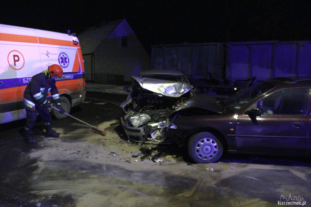 Czołowe zderzenie w Gwdzie Małej