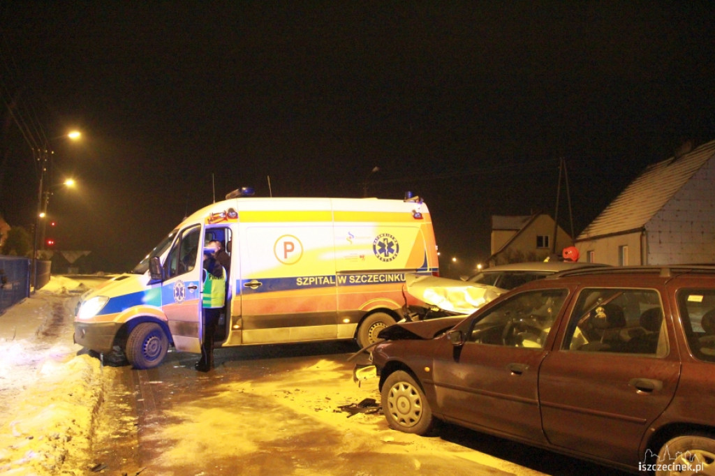 Czołowe zderzenie w Gwdzie Małej