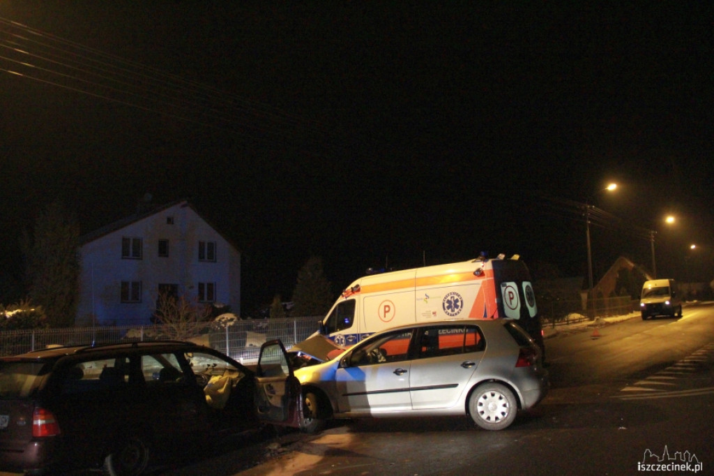 Czołowe zderzenie w Gwdzie Małej