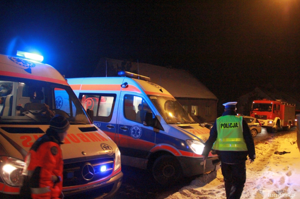 Czołowe zderzenie w Gwdzie Małej