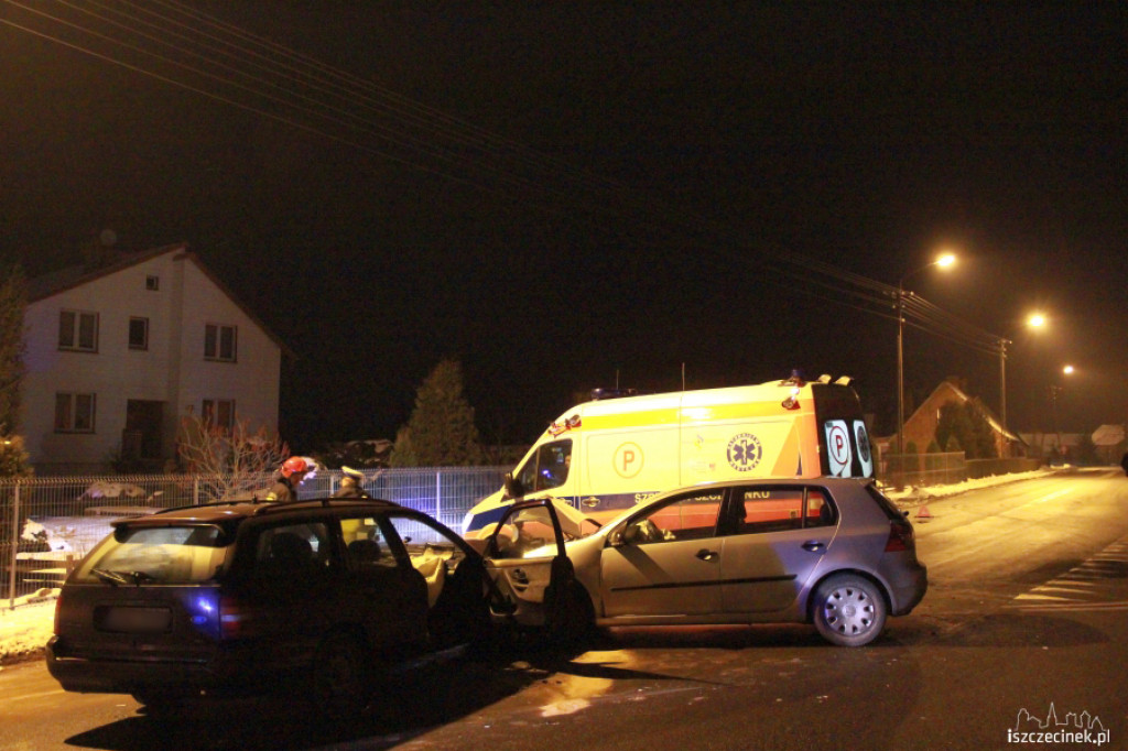 Czołowe zderzenie w Gwdzie Małej