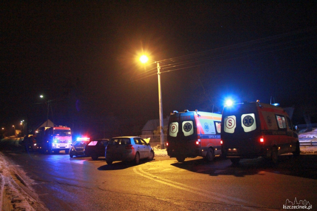 Czołowe zderzenie w Gwdzie Małej