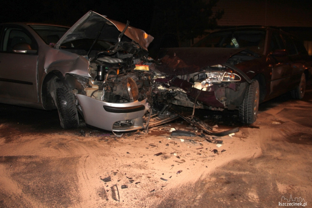 Czołowe zderzenie w Gwdzie Małej