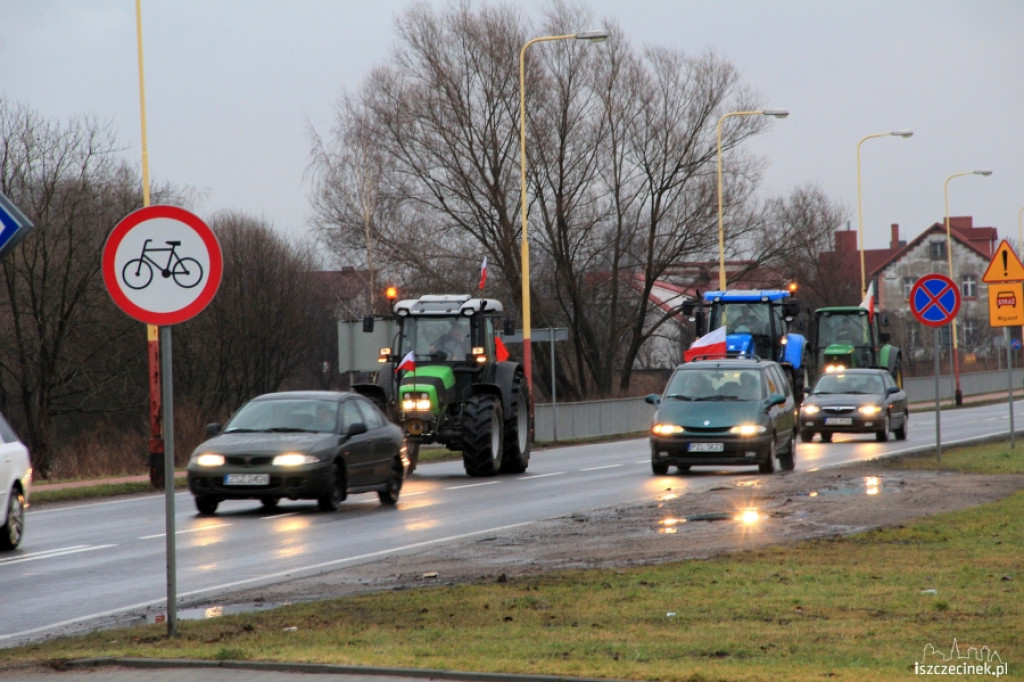Protesty rolników w Szczecinku - ciąg dalszy
