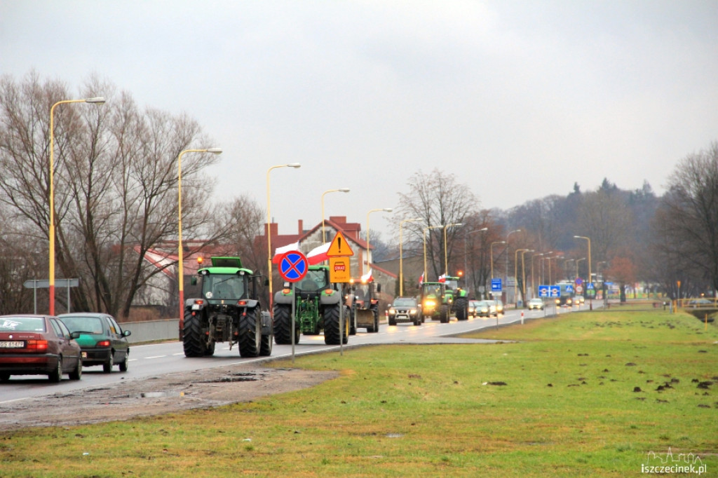 Protesty rolników w Szczecinku - ciąg dalszy
