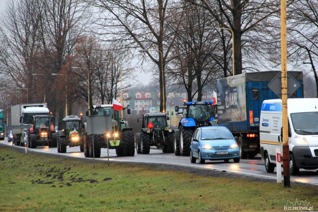 Protesty rolników w Szczecinku - ciąg dalszy