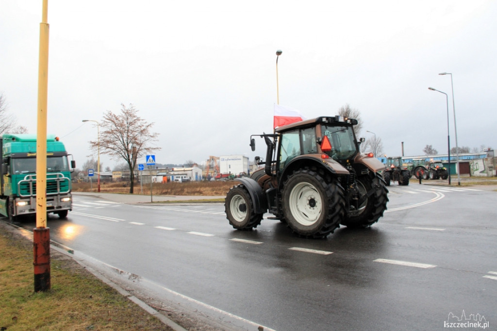 Protesty rolników w Szczecinku - ciąg dalszy