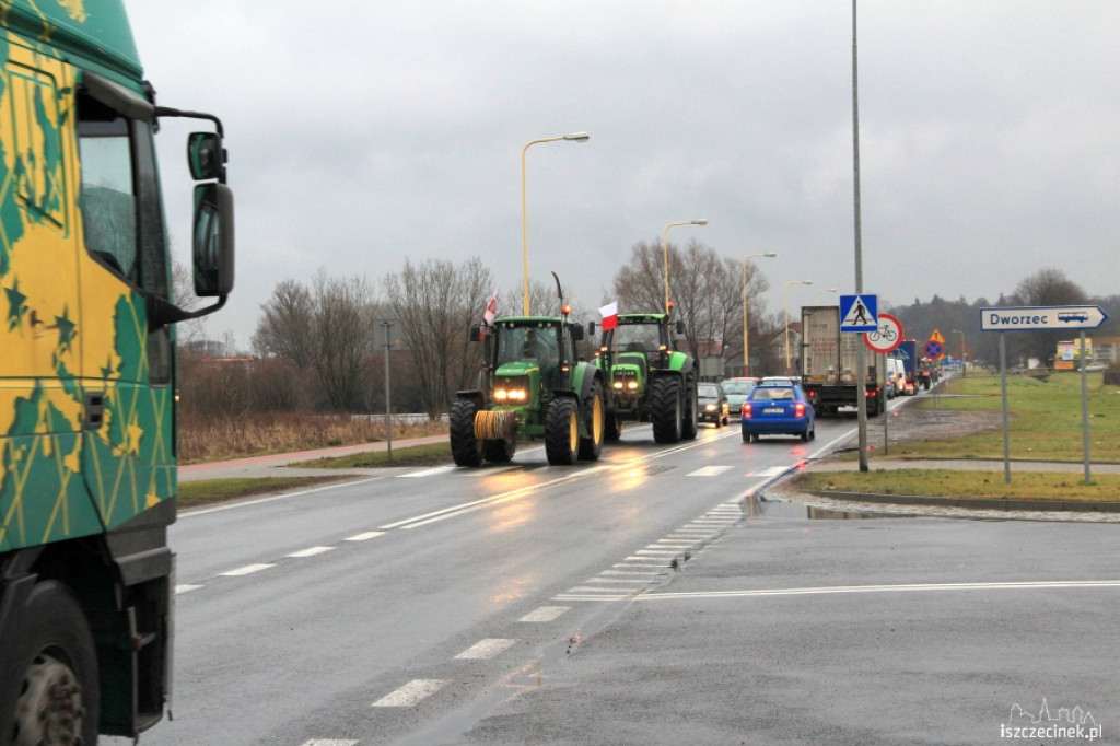 Protesty rolników w Szczecinku - ciąg dalszy