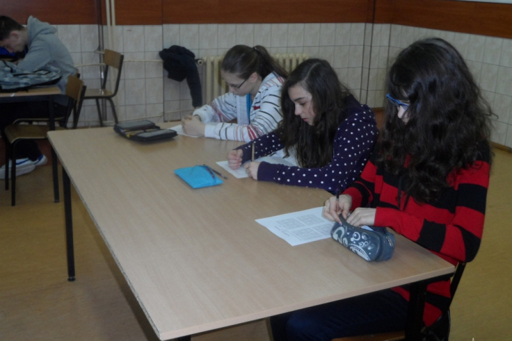 Uczniowie sprawdzali się w sudoku
