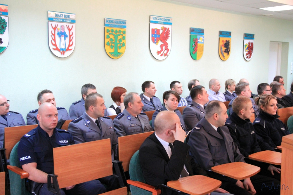 Roczna odprawa szczecineckiej policji