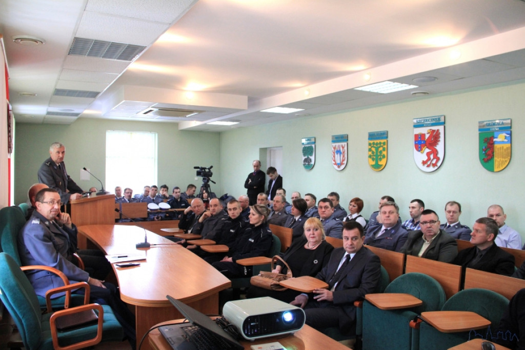 Roczna odprawa szczecineckiej policji