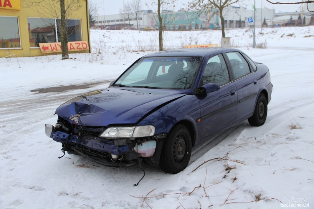 Kolizja z lampą na Waryńskiego