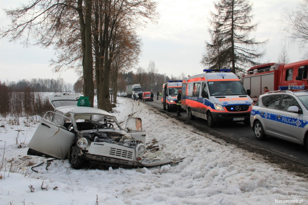 Wypadek na drodze krajowej nr 11
