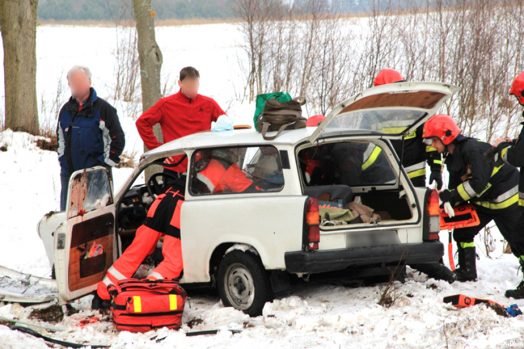 Wypadek na drodze krajowej nr 11