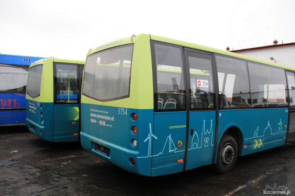 Holenderskie autobusy w Szczecinku