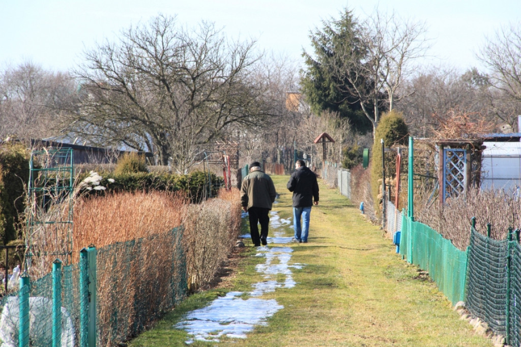 Na działkach coraz większy ruch
