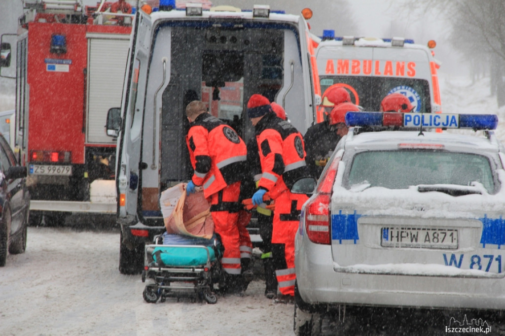 Czołowe zderzenie Marcelin - Gwda