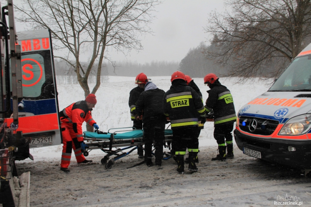Czołowe zderzenie Marcelin - Gwda