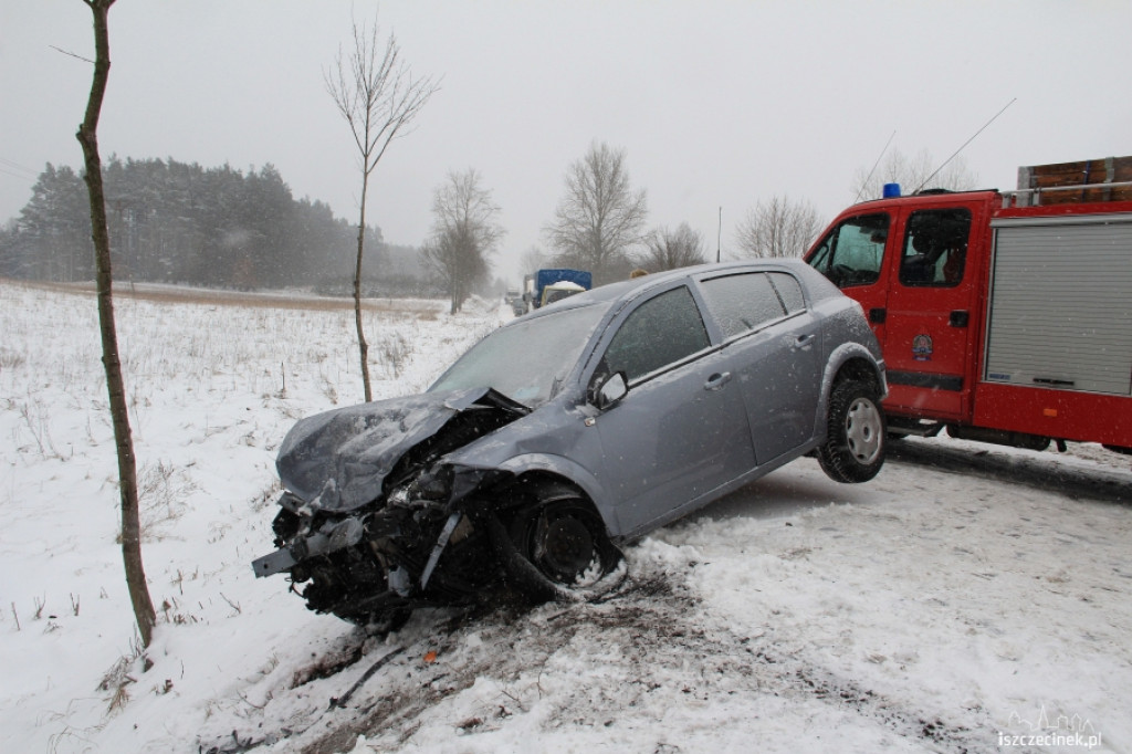Czołowe zderzenie Marcelin - Gwda