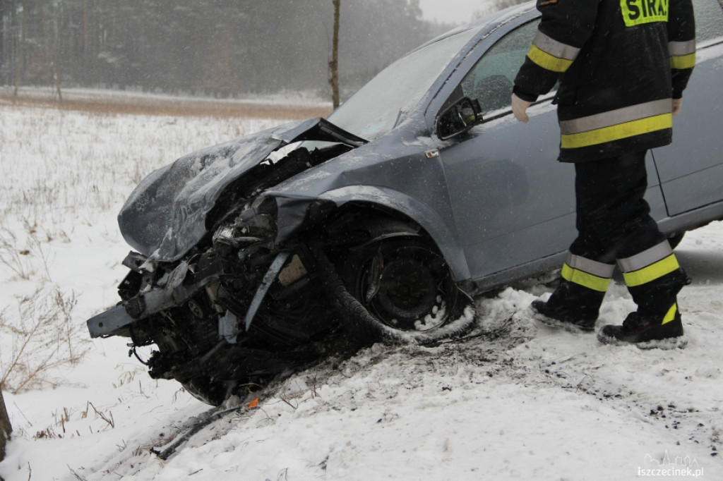 Czołowe zderzenie Marcelin - Gwda