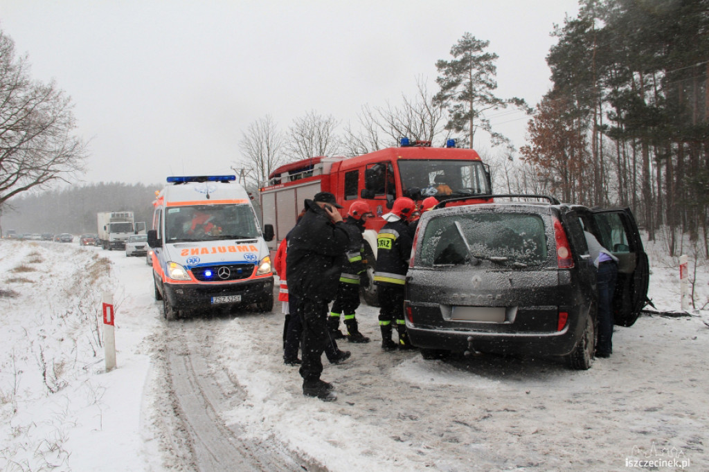 Czołowe zderzenie Marcelin - Gwda