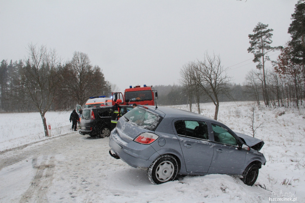 Czołowe zderzenie Marcelin - Gwda