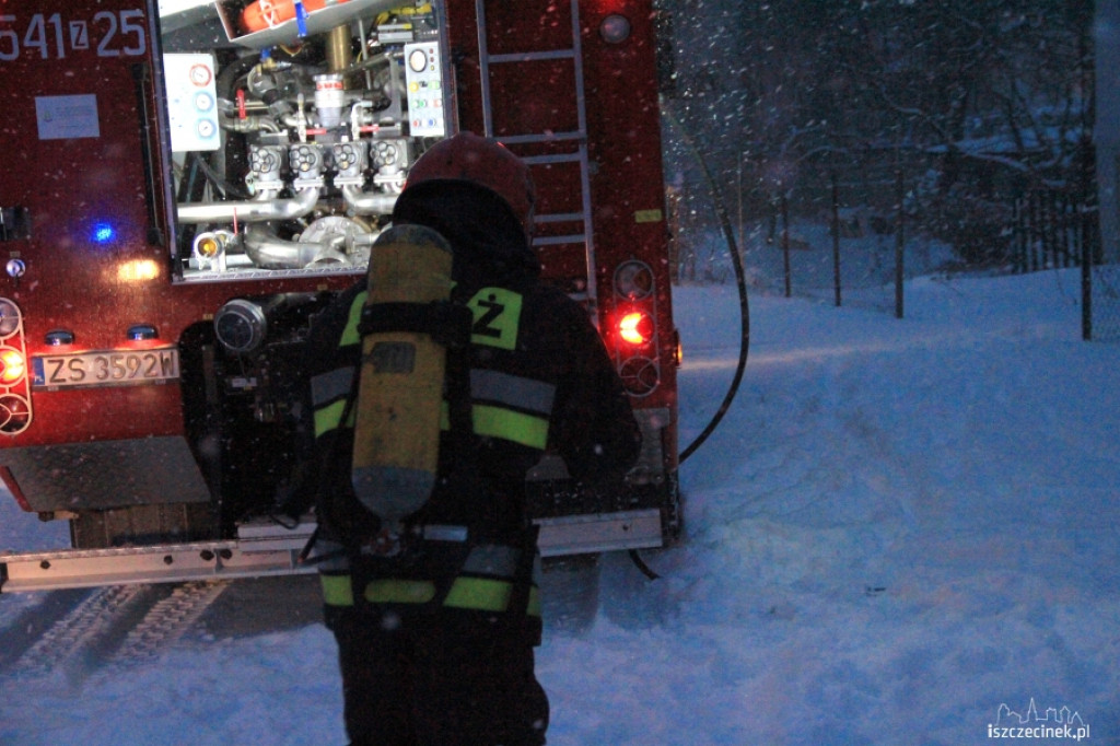 Pożar przy ul. Kochanowskiego