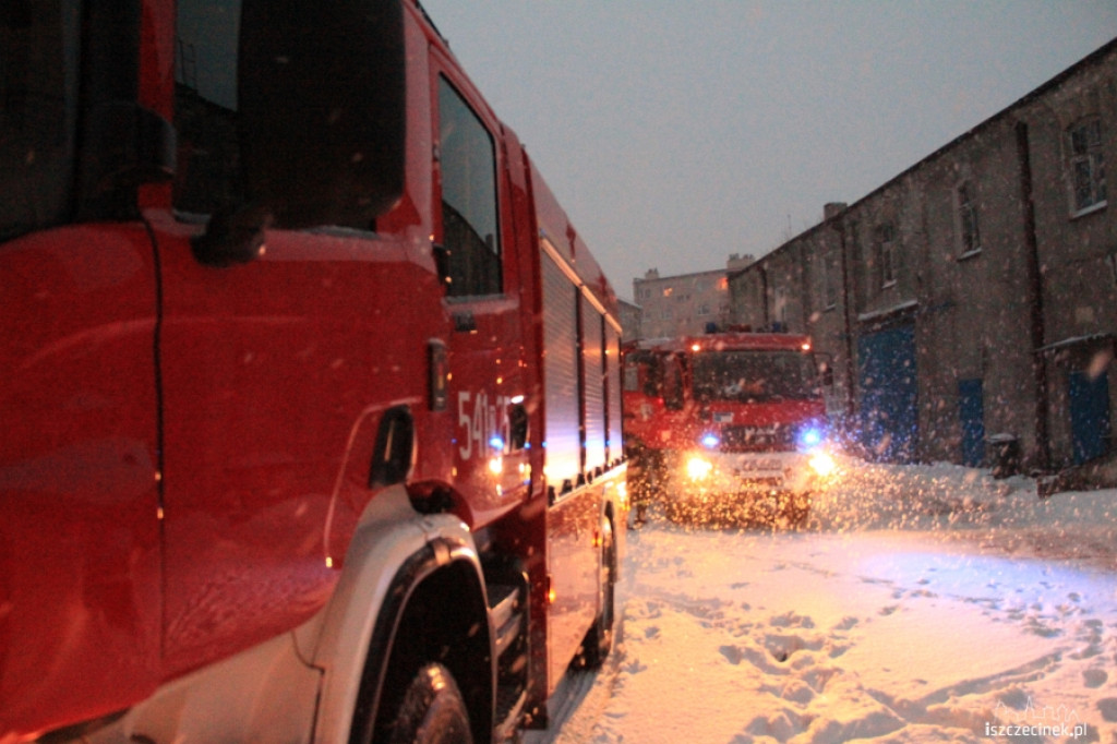 Pożar przy ul. Kochanowskiego