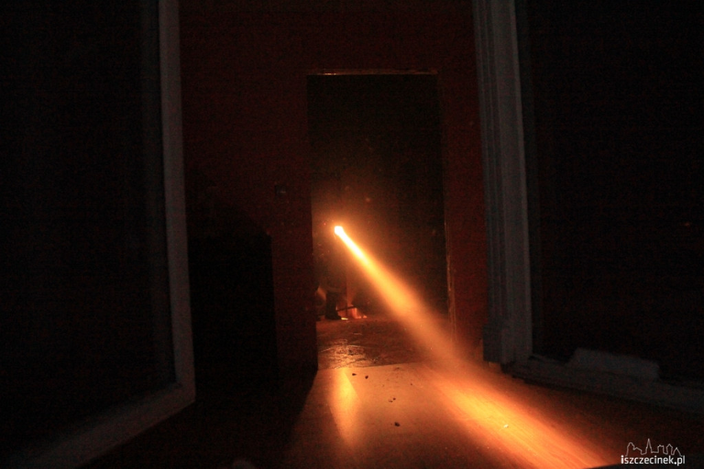 Pożar przy ul. Kochanowskiego