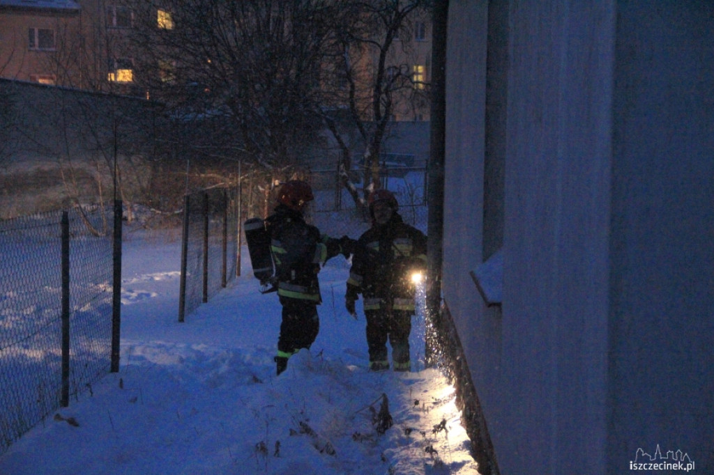 Pożar przy ul. Kochanowskiego