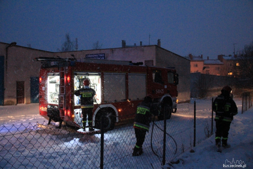 Pożar przy ul. Kochanowskiego
