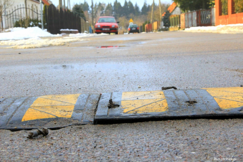 Niebezpieczne progi spowalniające