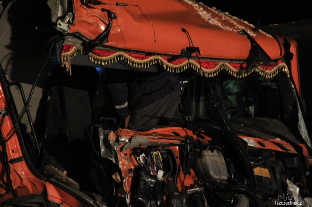 Zderzenie 4 samochodów pod Szczecinkiem