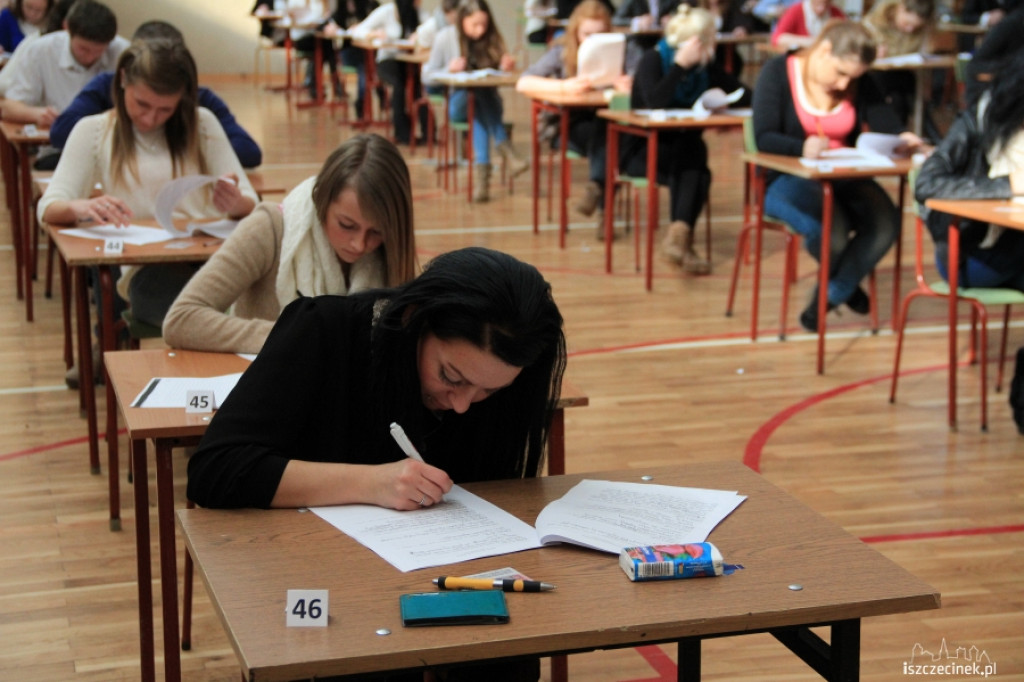 Próbne matury w ZS nr 6 w Szczecinku