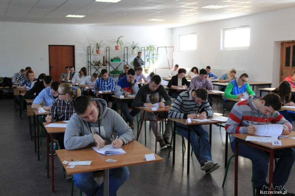 Próbne matury w ZS nr 6 w Szczecinku