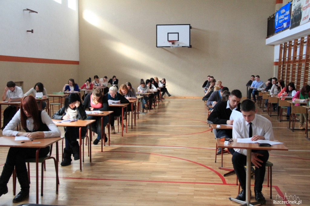 Próbne matury w ZS nr 6 w Szczecinku