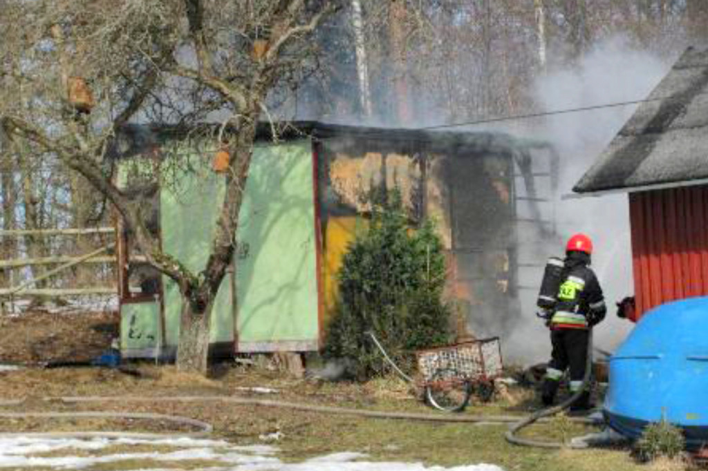 Spaliły się domki letniskowe w Orawce