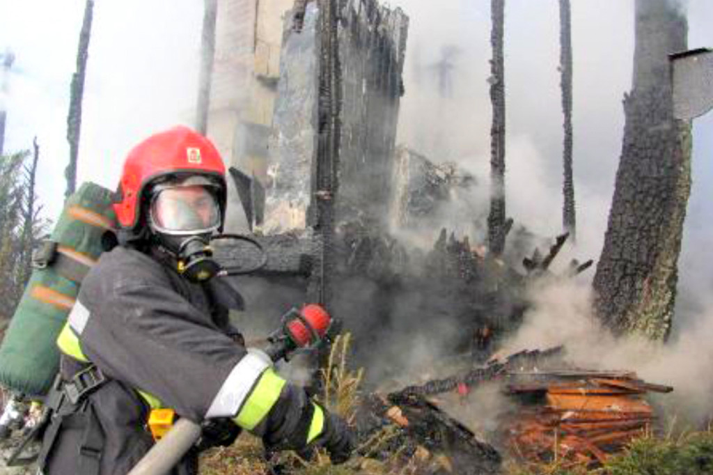 Spaliły się domki letniskowe w Orawce