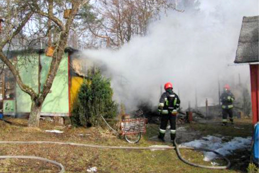 Spaliły się domki letniskowe w Orawce