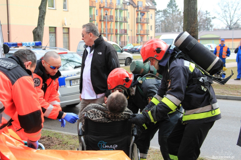 Pożar w mieszkaniu przy ul. Kosińskiego w Szczecinku