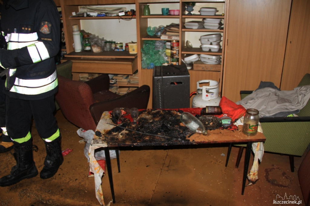 Pożar w mieszkaniu przy ul. Kosińskiego w Szczecinku