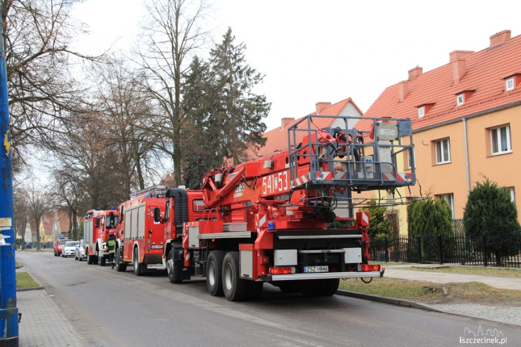 Pożar w mieszkaniu przy ul. Kosińskiego w Szczecinku