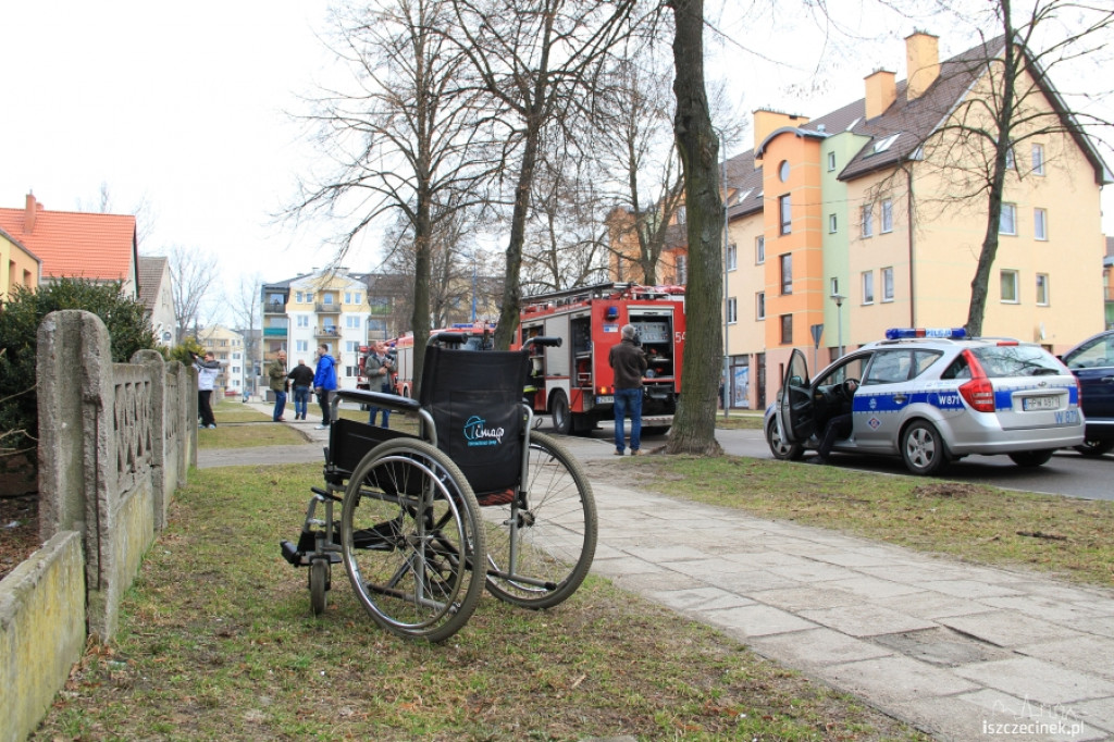 Pożar w mieszkaniu przy ul. Kosińskiego w Szczecinku