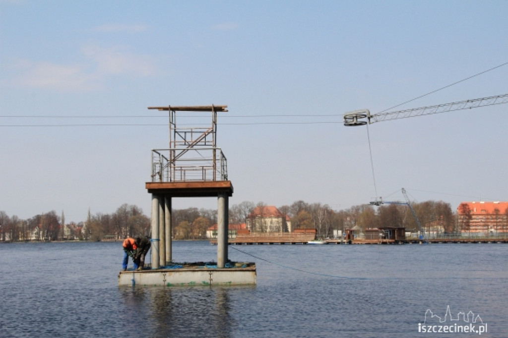 Wyciąg do nart wodnych Szczecinek
