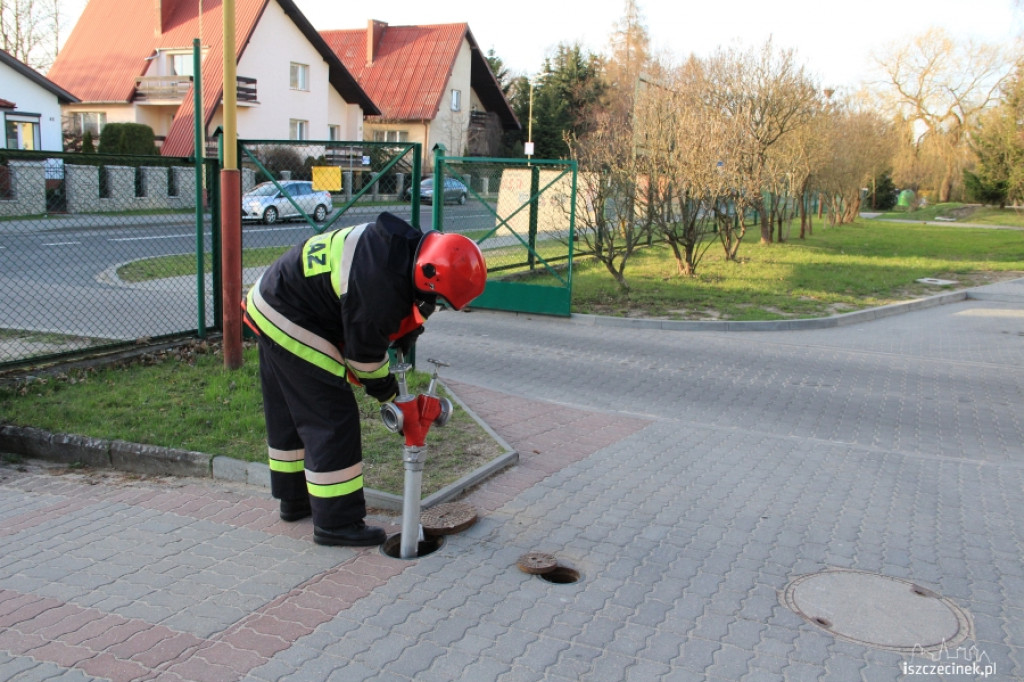 Pożar i ewakuacja internatu na Szczecińskiej