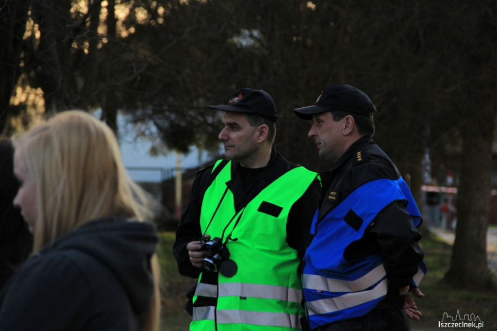 Pożar i ewakuacja internatu na Szczecińskiej
