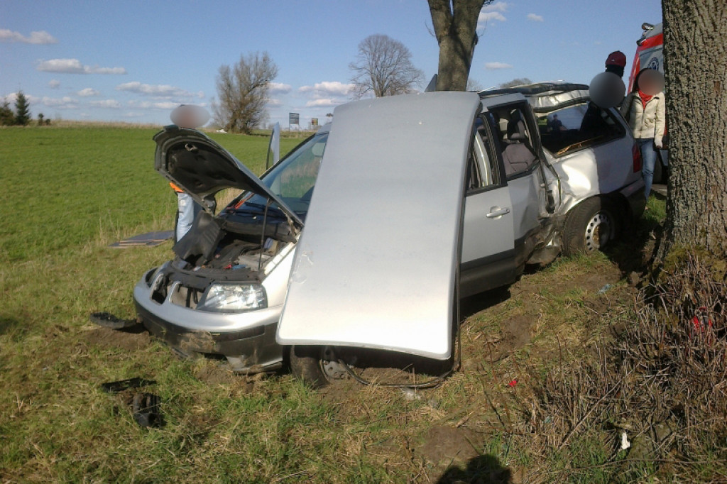 Seat wypadł z drogi