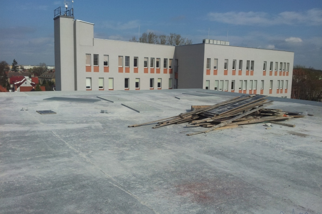 Szpital w Szczecinku - lądowisko dla śmigłowców - budowa
